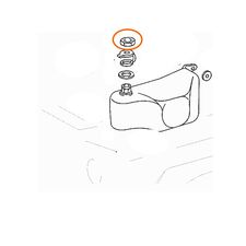 Mutter  fur Wasserbehälter, Waschanlage  