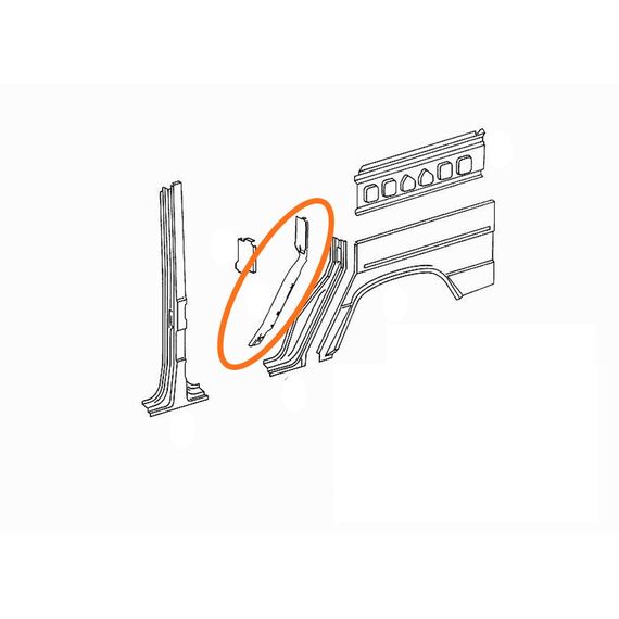 Säule Mitte Hinten Rechts  , 2 image